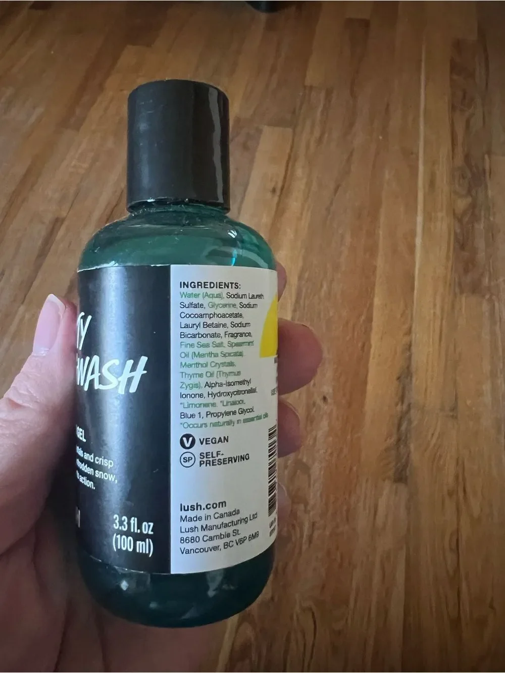 LUSH Dirty Springwash Shower Gel - 3.3 oz BRAND NEW/SEALED Unisex